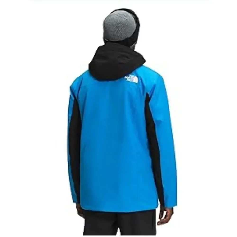 The North Face Men’s Blue Black Waterproof Hooded Windbreaker Jacket XL